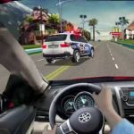 Traffic Racing in Car