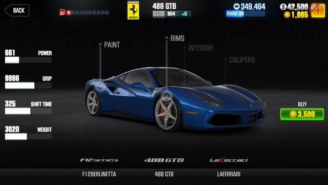 IGCD.net: Ferrari 488 GTB in CSR Racing 2