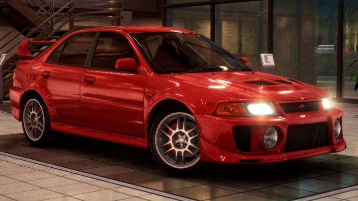 IGCD.net: Mitsubishi Lancer Evolution V in Static Shift Racing