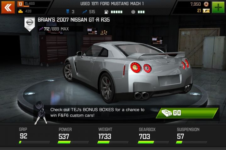 IGCD.net: Nissan GT-R in Fast & Furious 6: The Game